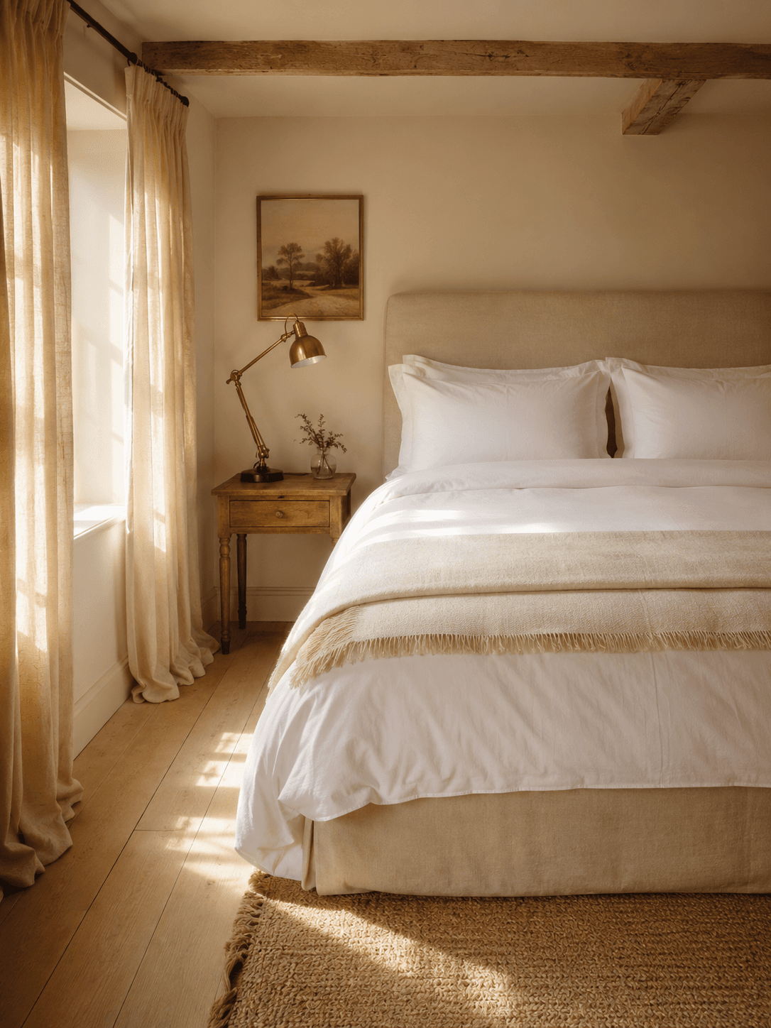 Country Bedroom Refresh — Residential cleaning in Pangbourne